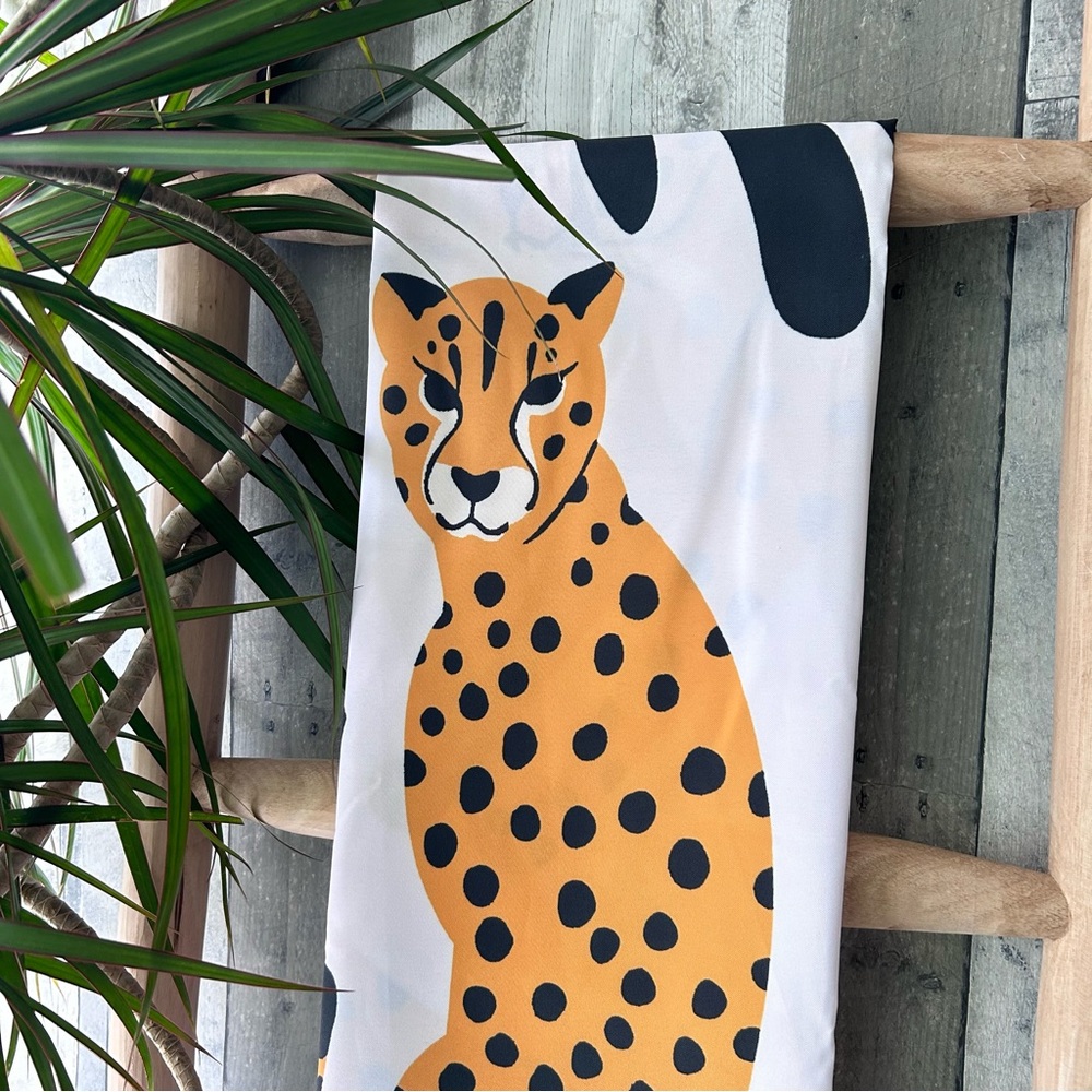 🌴Cheetah Shower Curtain Art by BlueLeLa - society6 (Target)